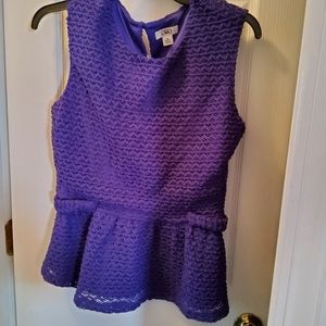 Purple skirt set